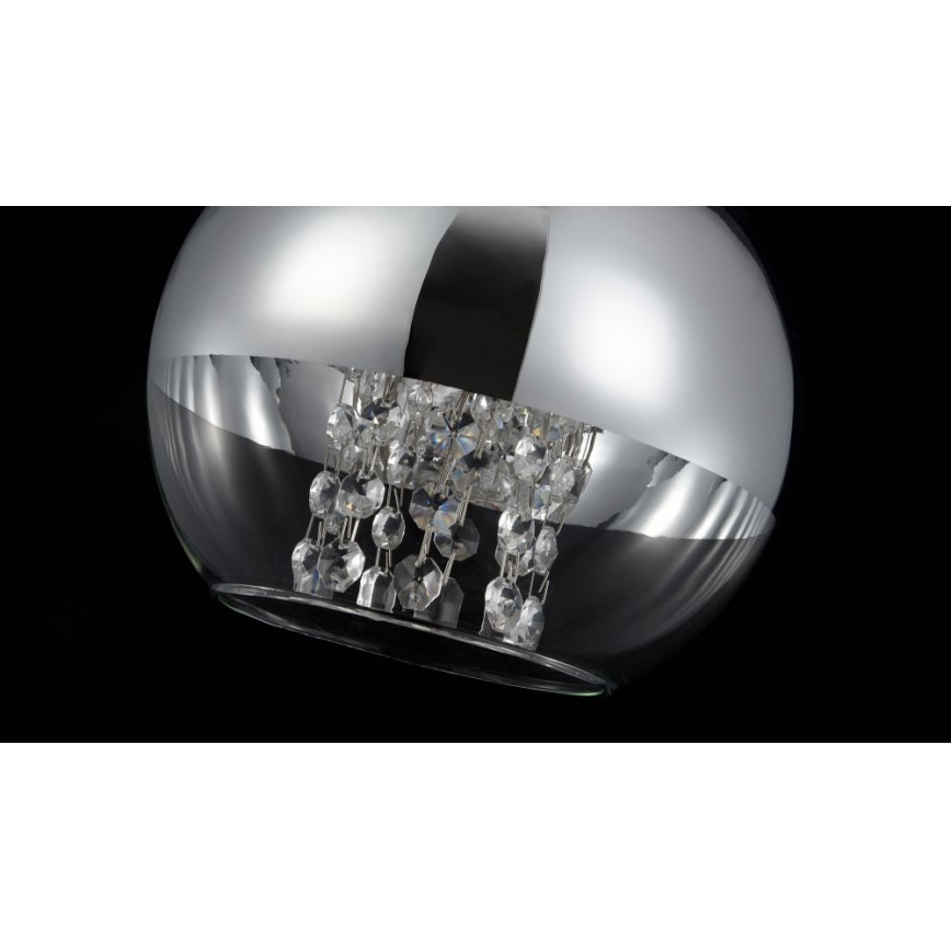 Maytoni P140-PL-110-1-N - Candeeiro suspenso FERMI 1xE27/60W/230V cromado brilhante