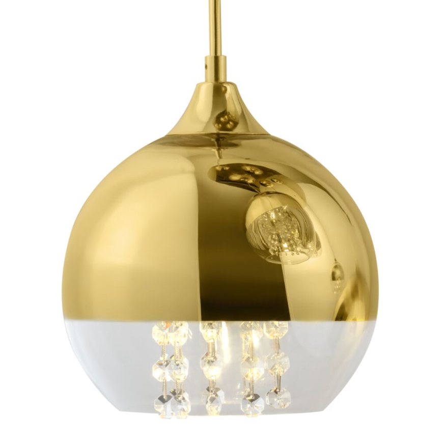 Maytoni P140-PL-170-5-G - Candelabro suspenso FERMI 5xE27/60W/230V dourada