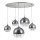 Maytoni P140-PL-170-5-N - Candeeiro suspenso FERMI 5xE27/60W/230V cromado brilhante