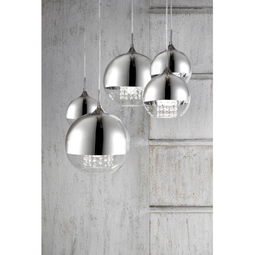 Maytoni P140-PL-170-5-N - Candeeiro suspenso FERMI 5xE27/60W/230V cromado brilhante