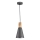 Maytoni P359-PL-140-C - Candeeiro suspenso BICONES 1xE27/60W/230V diâmetro 14 cm cinzento/bege