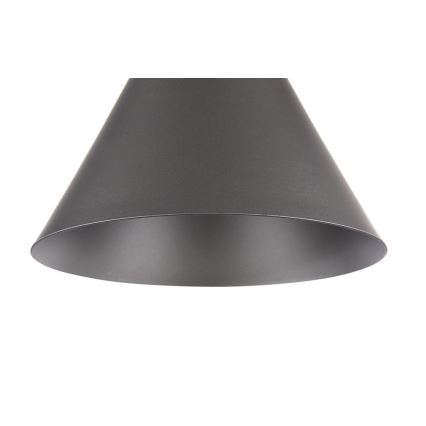 Maytoni P359-PL-220-C - Candeeiro suspenso BICONES 1xE27/60W/230V diâmetro 22 cm cinzento/bege