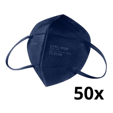 Media Sanex Máscara FFP2 NR / KN95 Azul Escura 50pcs