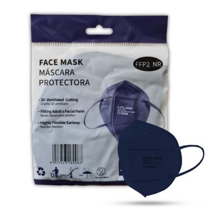 Media Sanex Máscara FFP2 NR / KN95 Azul Escura 50pcs