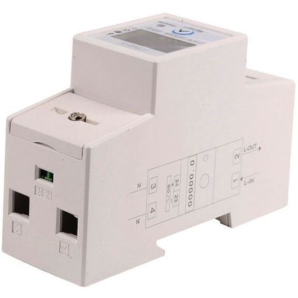 Medidor de corrente monofásico para calha DIN DDS015