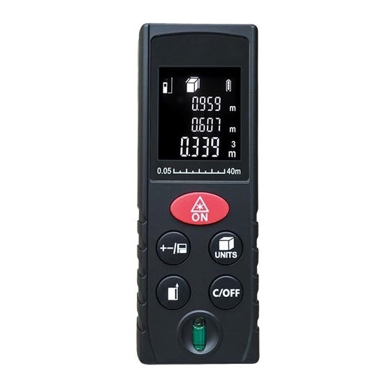 Medidor de distância laser 2x1,5V/AAA