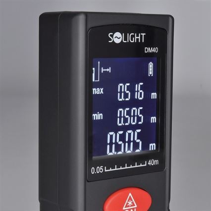 Medidor de distância laser 2x1,5V/AAA