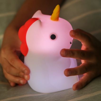 MegaLight - Candeeiro tátil LED RGB regulável para crianças MAGGY MAGIC LED/5V