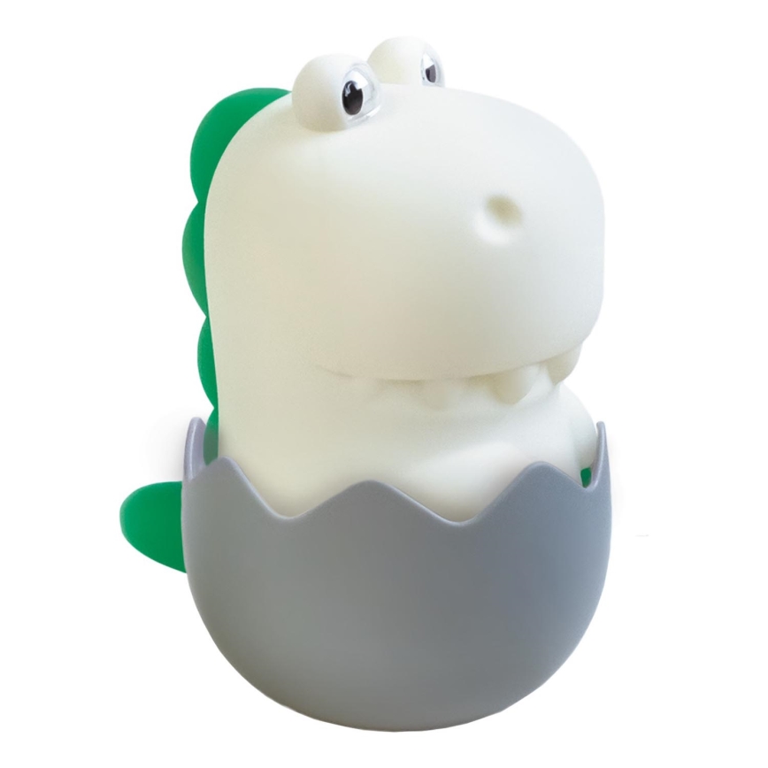 MegaLight - Candeeiro tátil para crianças LED RGB regulável DIGGY DINO LED/5V