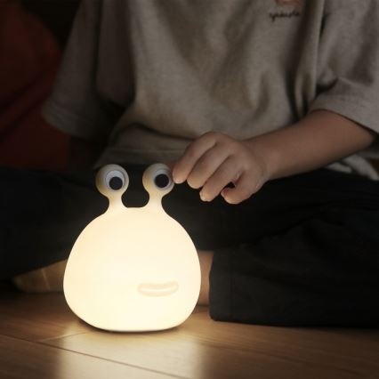 MegaLight - Candeeiro tátil para crianças LED RGB regulável MOMO MOON LED/5V