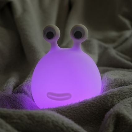 MegaLight - Candeeiro tátil para crianças LED RGB regulável MOMO MOON LED/5V