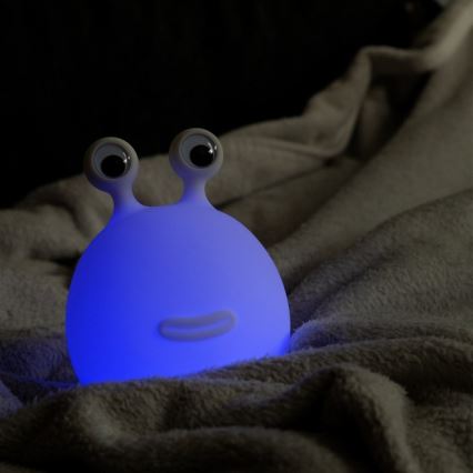 MegaLight - Candeeiro tátil para crianças LED RGB regulável MOMO MOON LED/5V