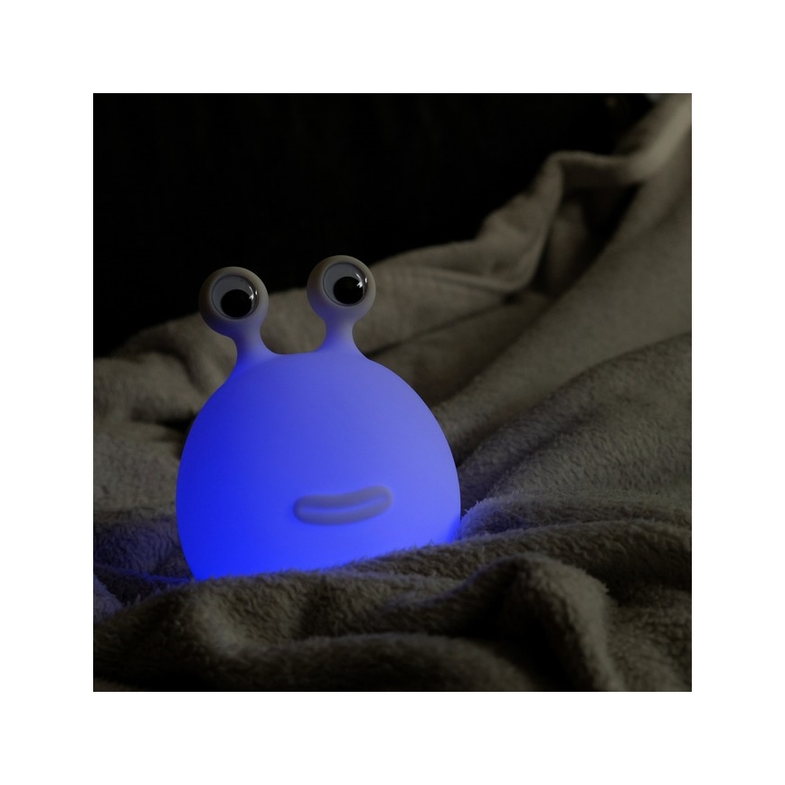 MegaLight - Candeeiro tátil para crianças LED RGB regulável MOMO MOON LED/5V