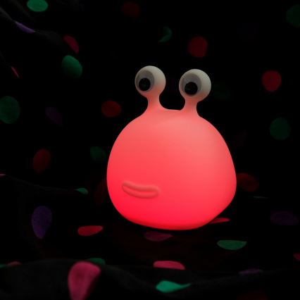 MegaLight - Candeeiro tátil para crianças LED RGB regulável MOMO MOON LED/5V