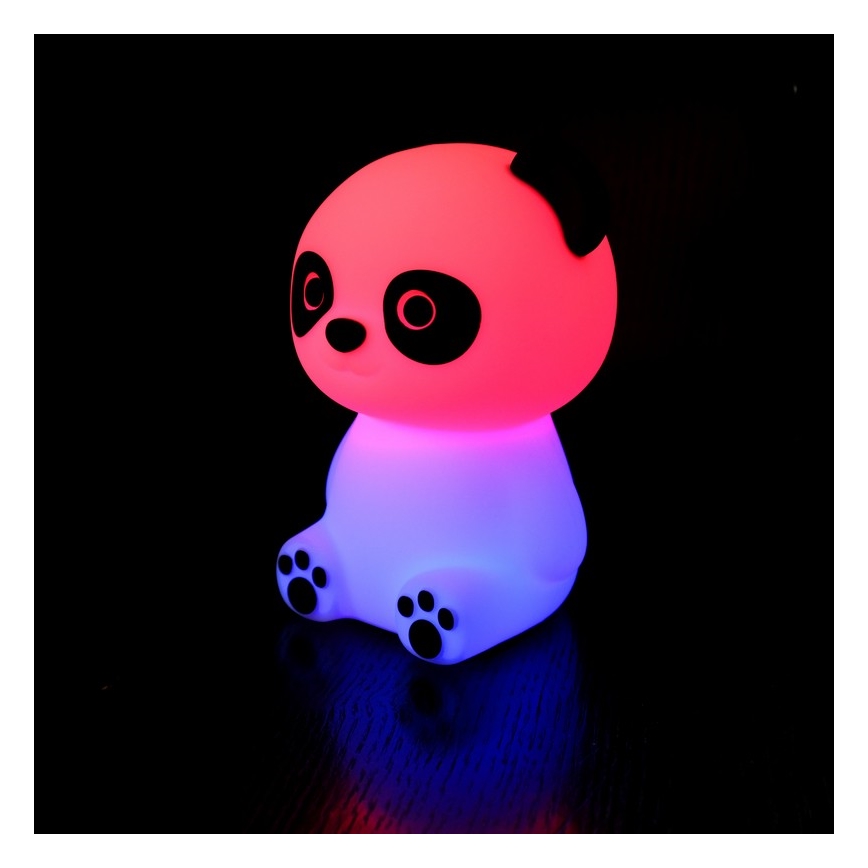 MegaLight - Candeeiro tátil para crianças LED RGB regulável PADDY PANDA LED/5V