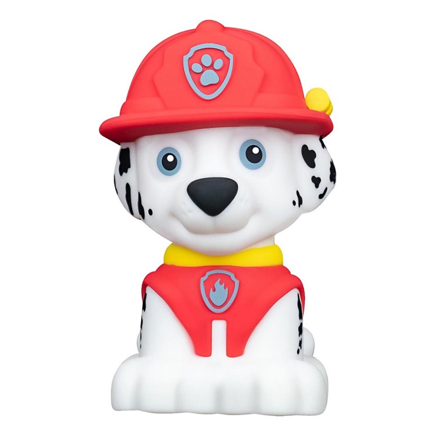 MegaLight - Candeeiro tátil para crianças LED RGB regulável PAW PATROL MARSHALL LED/5V