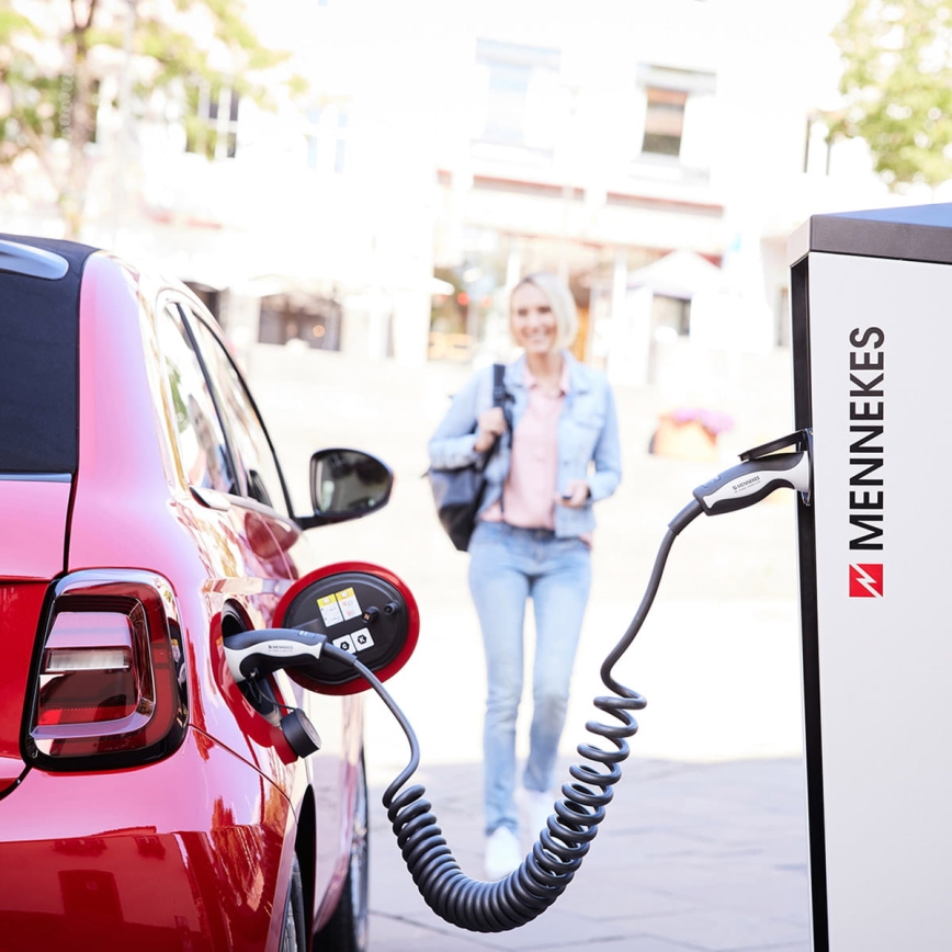 Mennekes - Cabo de carregamento para carros elétricos tipo 2 4m 11kW 20A IP44
