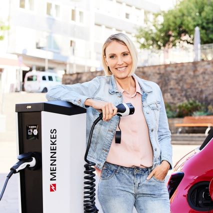 Mennekes - Cabo de carregamento para carros elétricos tipo 2 4m 11kW 20A IP44