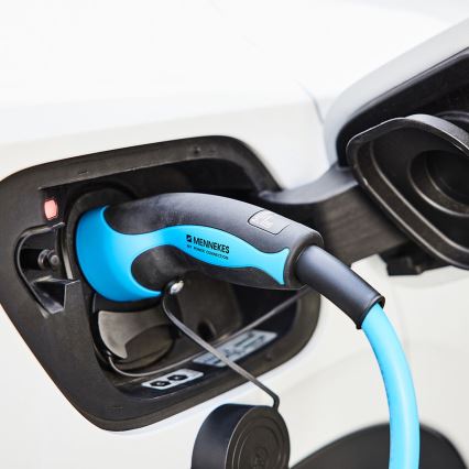 Mennekes - Cabo de carregamento para carros elétricos tipo 2 / tipo 1 7,5m 3,7kW 20A IP44