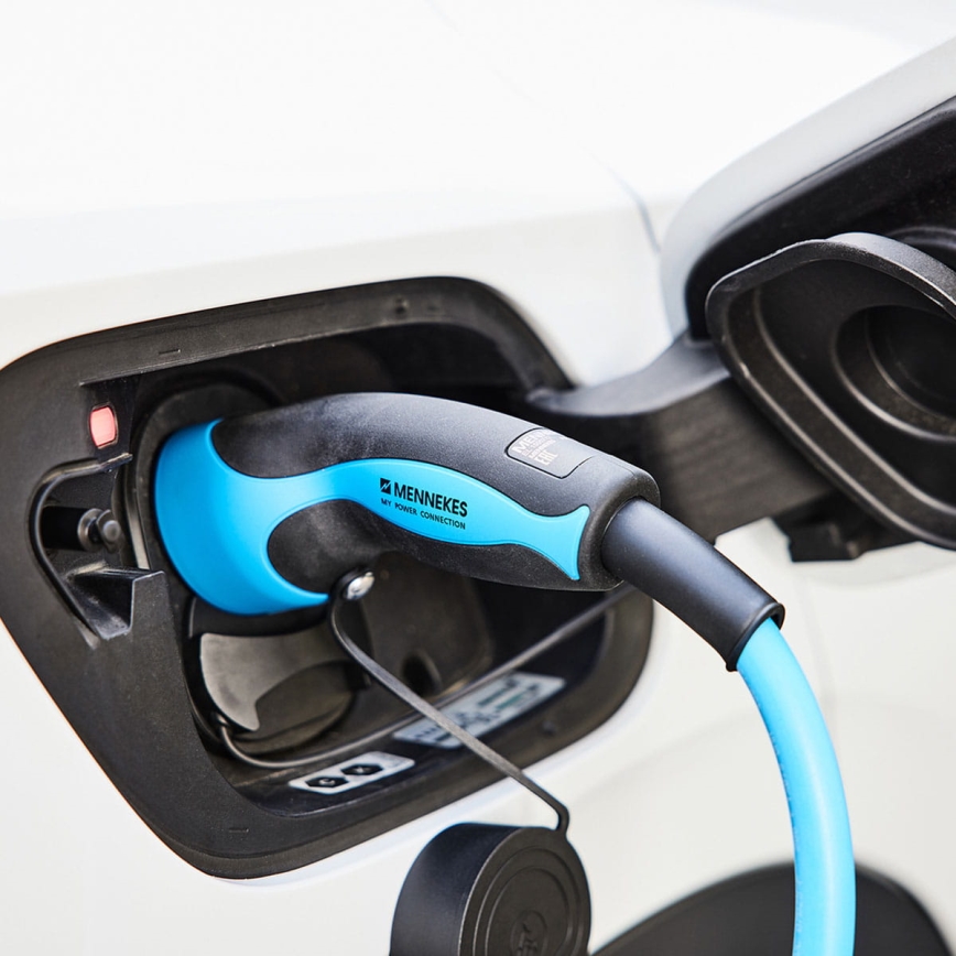 Mennekes - Cabo de carregamento para carros elétricos tipo 2 / tipo 1 7,5m 3,7kW 20A IP44