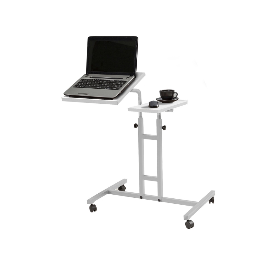 Mesa ajustável GLEN 87x67 cm branco