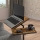Mesa ajustável GLEN 87x67 cm castanho/preto