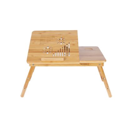 Mesa ajustável para computador para a cama LAT, castanha