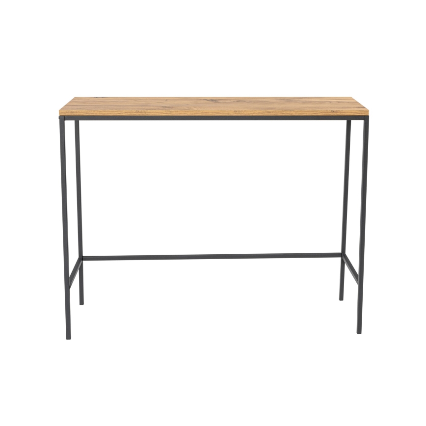 Mesa de apoio CANVAS 80x100 cm pinho atlantic/preto