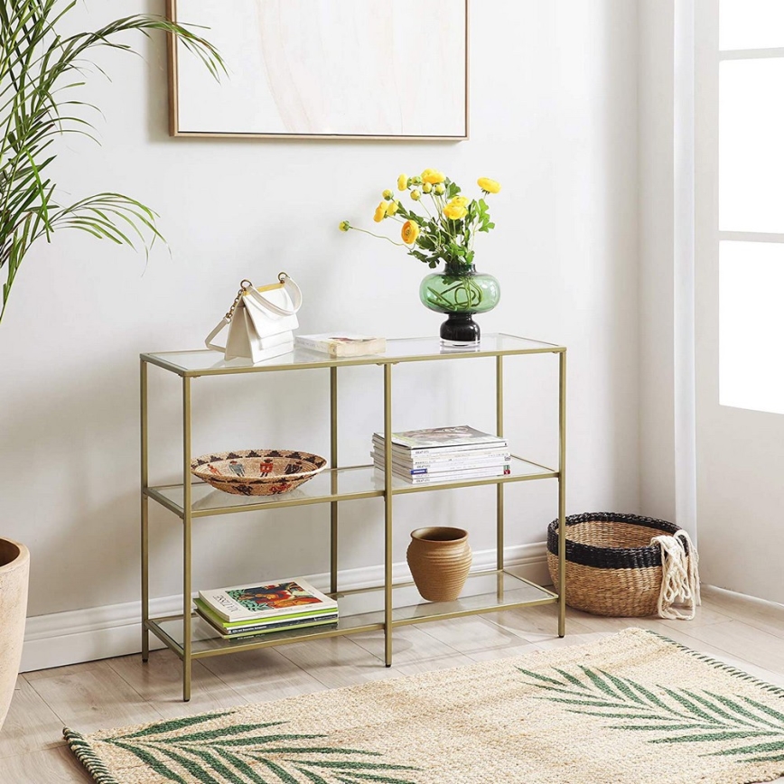 Mesa de apoio CIREL dourada