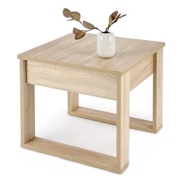Mesa de apoio com gaveta NEA 52x60 cm carvalho sonoma