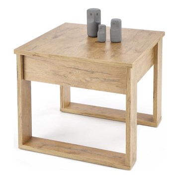Mesa de apoio com gaveta NEA 52x60 cm carvalho wotan