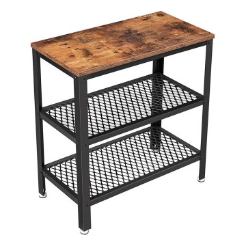 Mesa de Apoio ELDUR castanha/preta