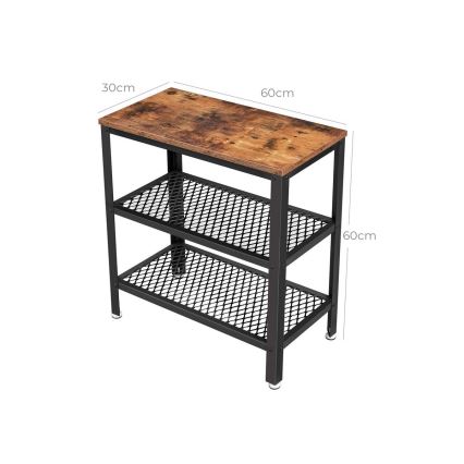Mesa de Apoio ELDUR castanha/preta