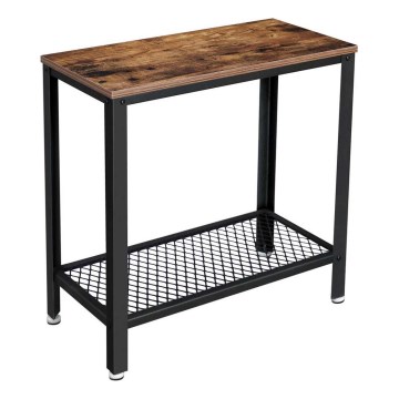 Mesa de apoio ELDUR castanha/preta