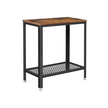 Mesa de apoio ELDUR castanha/preta