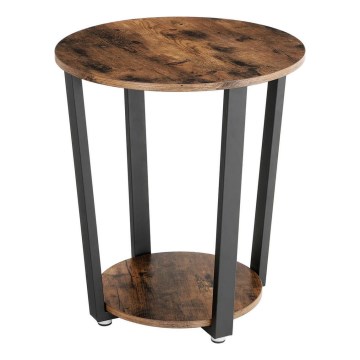 Mesa de apoio ELDUR castanha/preta