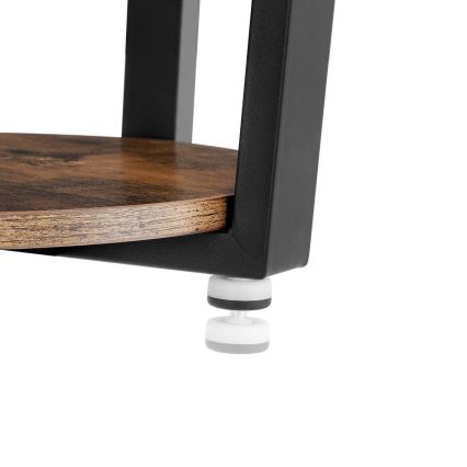 Mesa de apoio ELDUR castanha/preta
