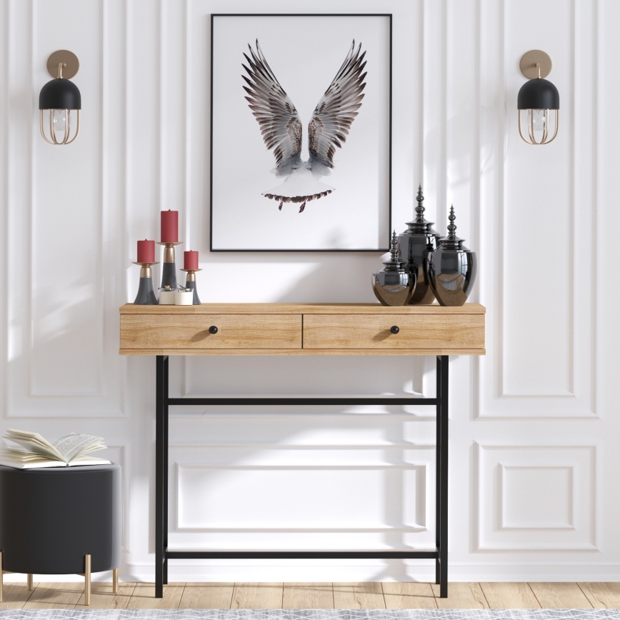 Mesa de apoio ESTA 86x100 cm castanho