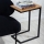Mesa de apoio HELPER 57x40 cm preto/castanho