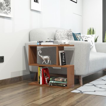 Mesa de apoio LALE 55x60 cm castanho