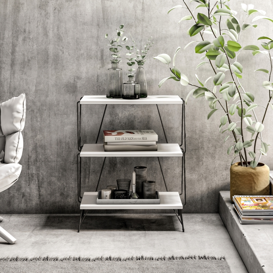 Mesa de apoio LAZANDOS 75x48 cm branco