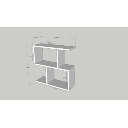 Mesa de apoio LIFE 60x60 cm antracite