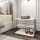 Mesa de apoio LIFON 40x50 cm branco/preto