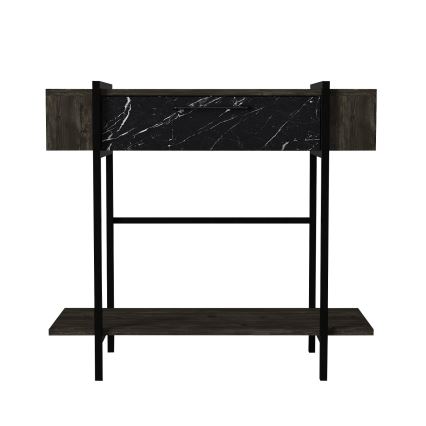 Mesa de apoio LISBON 82x90 cm preto