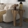 Mesa de apoio LITUS 58x37 cm castanho