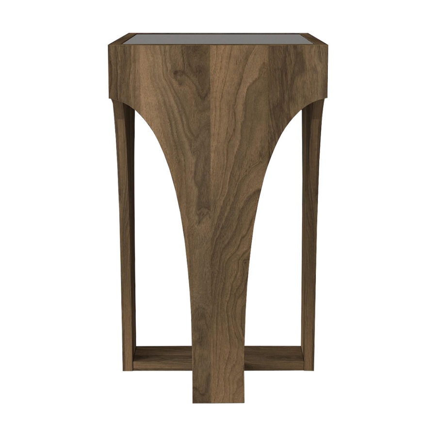 Mesa de apoio LITUS 58x37 cm castanho