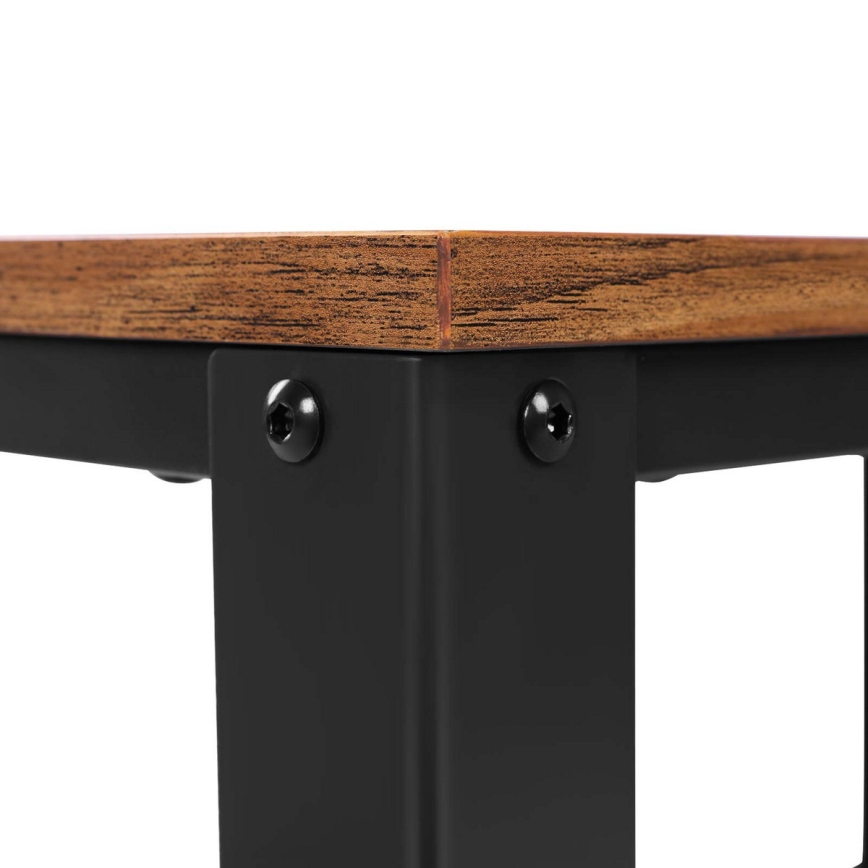 Mesa de apoio MARGE castanha/preta