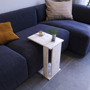 Mesa de apoio PASIFIC 61x43 cm branco