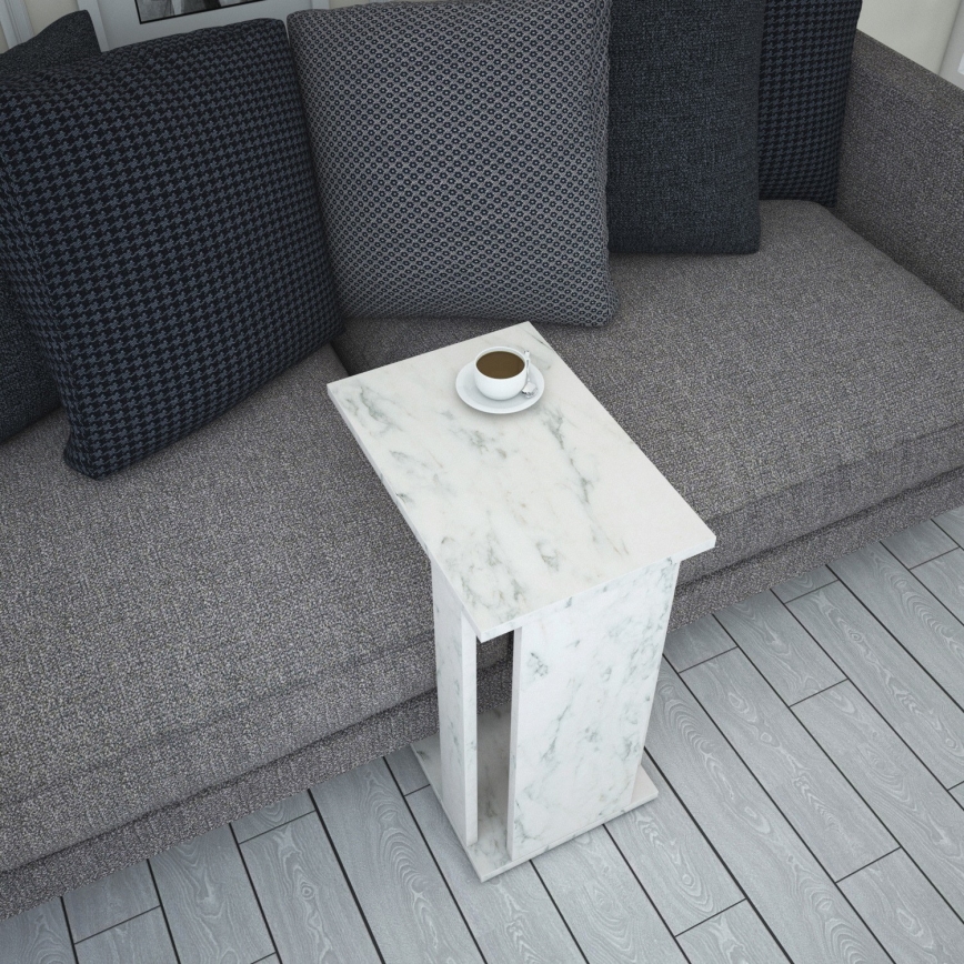 Mesa de apoio PASIFIC 61x43 cm branco