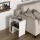 Mesa de apoio YEPA 52x45 cm branco